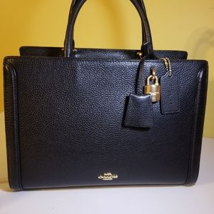 Coach leather bag